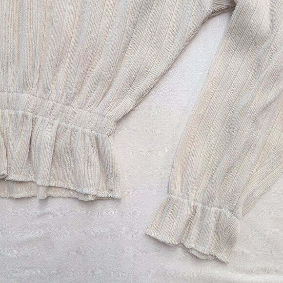 Zara Cropped Ribbed Crewneck Sweater - Size S - Picture 7 of 10